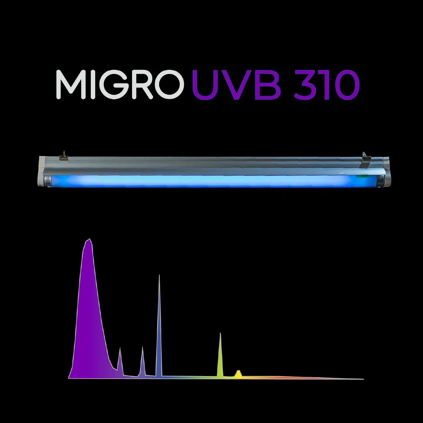 MIGRO UVB 310 fixture and fluorescent tube